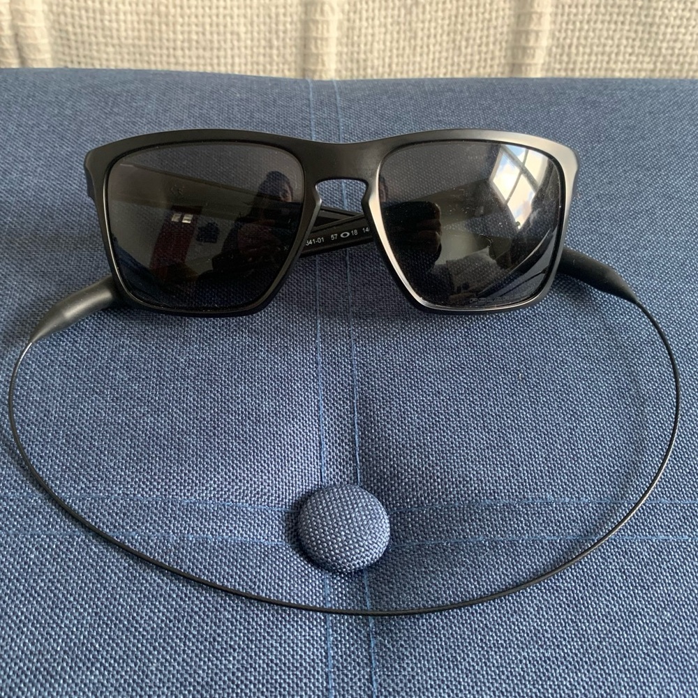 Oakley silver sunglasses